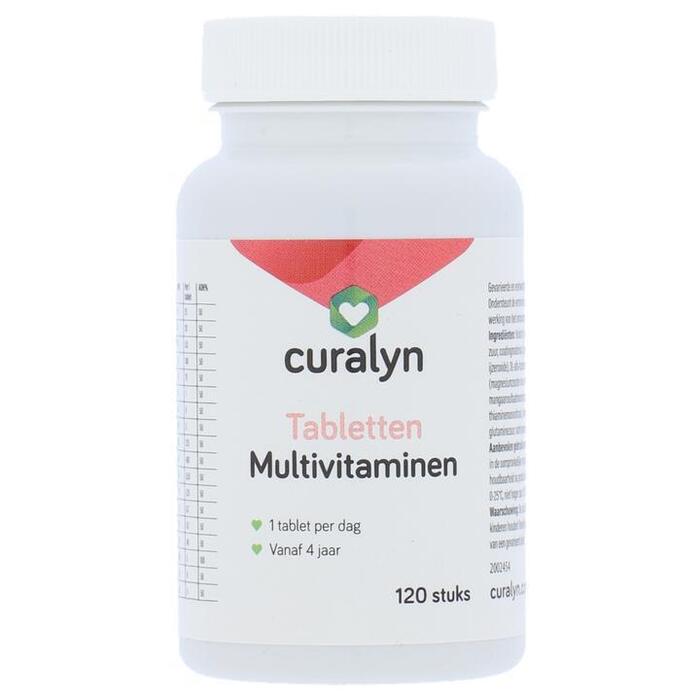 Curalyn Multivitaminen & Mineralen Tabletten 120 Stuks