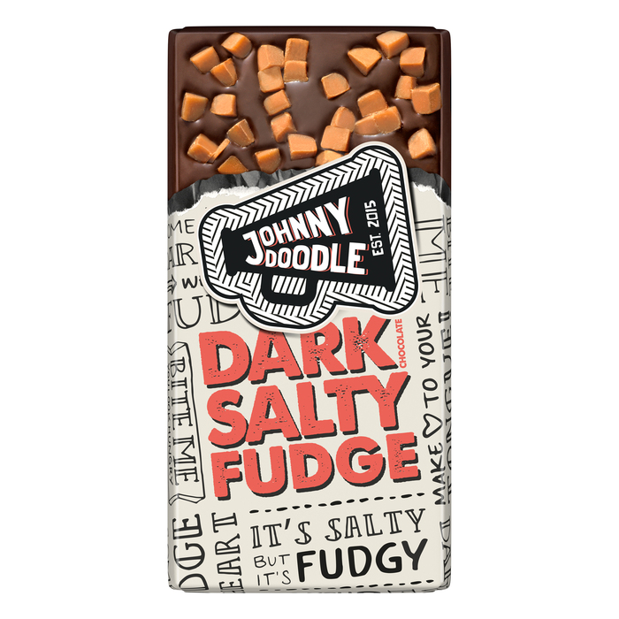 Johnny Doodle Dark salty fudge (150g)