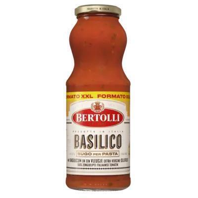 Bertolli Pastasaus Basilicum 690g (670g)