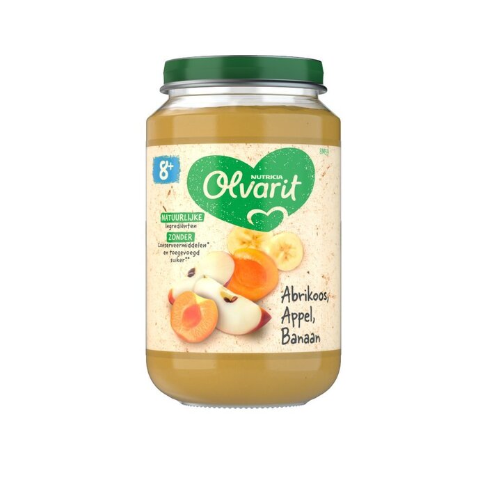 Abrikoos appel banaan 8 mnd (Pot, 200g)