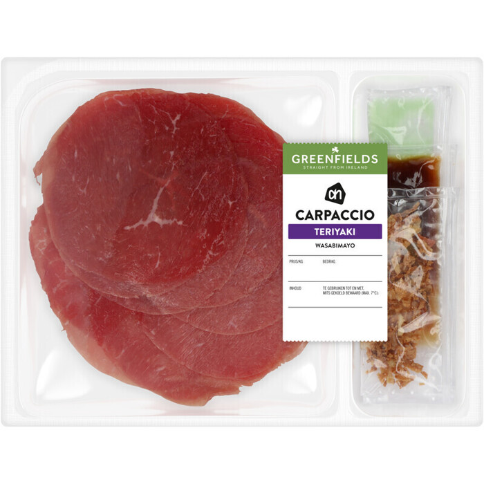 AH Greenfields Carpaccio teriyaki wasabimayo (119g)