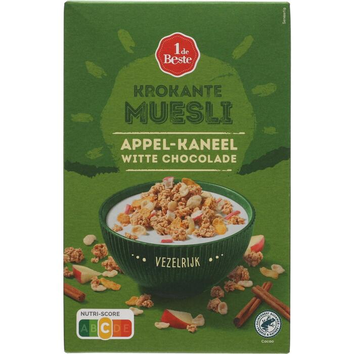 1 de Beste Krokante muesli appel kaneel (400g)