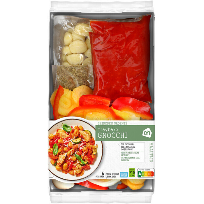 AH Gesneden verspakket traybake gnocchi (1.51kg)