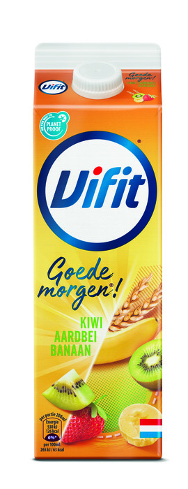 GoedeMorgen! Drinkontbijt Aardbei Kiwi Banaan (Pak, 1L)