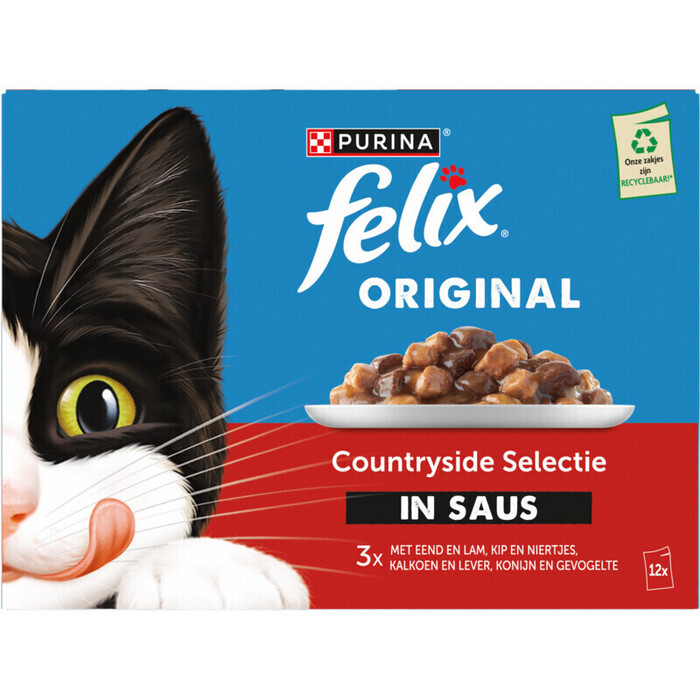 FELIX Original Countryside Selectie in Saus 12x85g (12 × 85g)