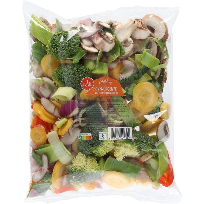1 de Beste Ovengroente prei peen champignons (600g)