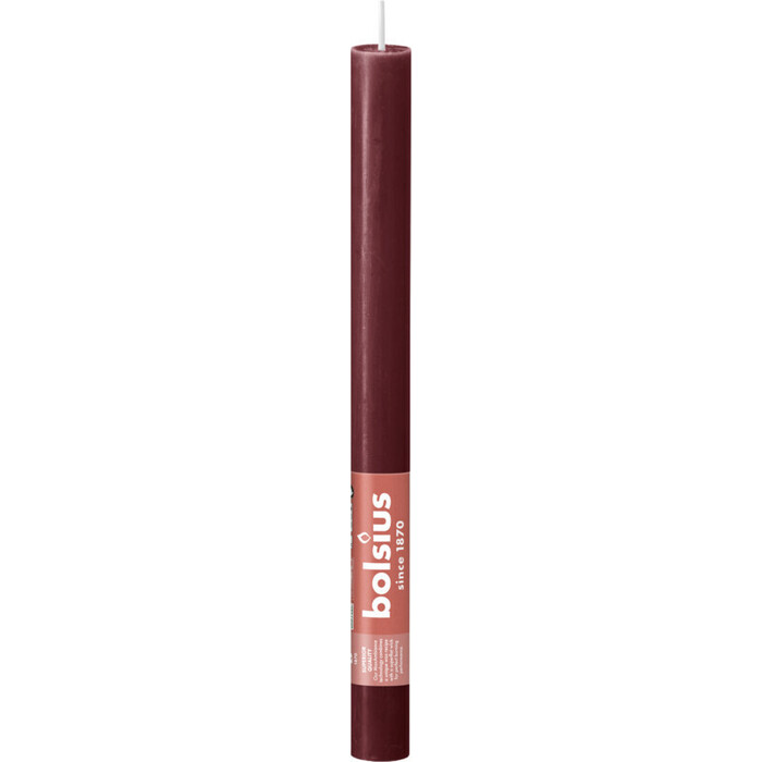 Bolsius shine rustiek diner red