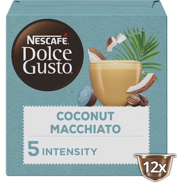 Nescafé Dolce Gusto Coconut Macchiato - 12 koffiecups (12 × 9.7g)