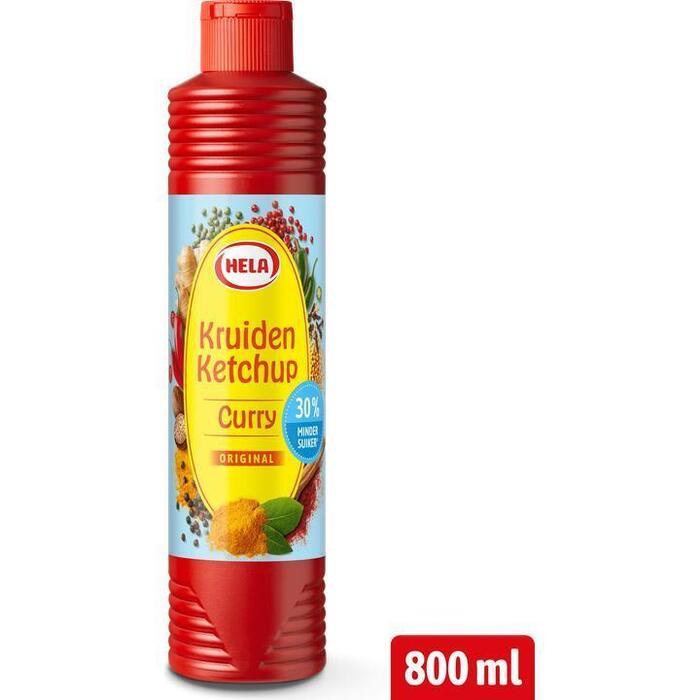 Hela Kruiden Ketchup Curry Original 800ml (0.8L)