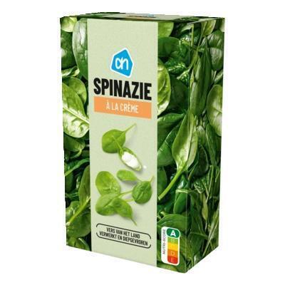 Bladspinazie á la créme (doos, 450g)