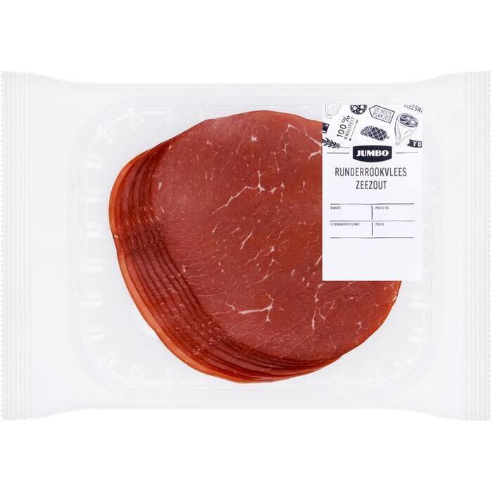 Jumbo Runderrookvlees met Zeezout 100g