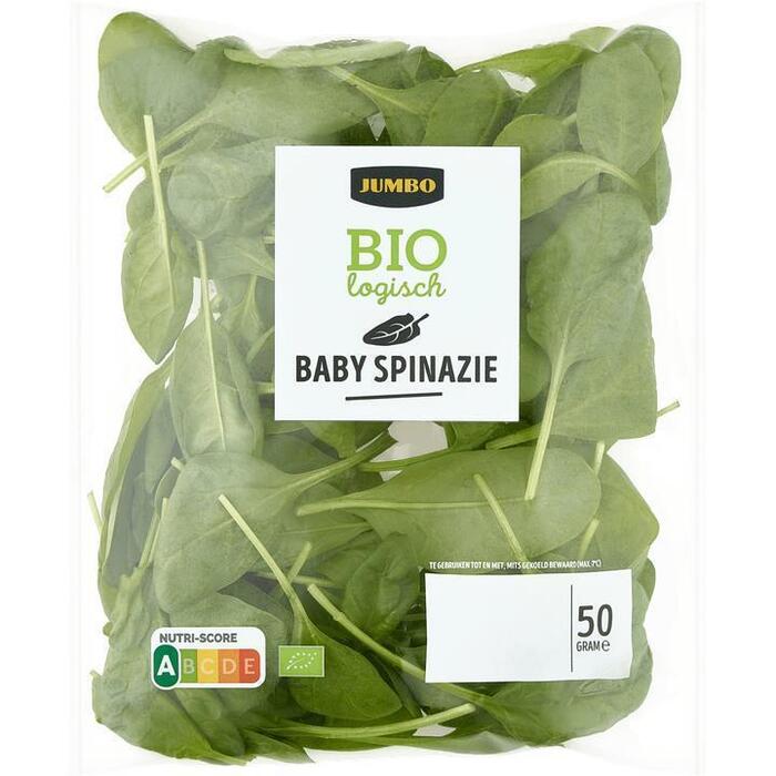Jumbo Biologisch Baby Spinazie 50 g (50g)