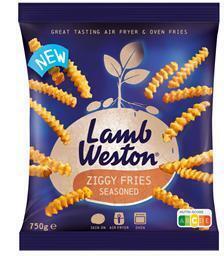 Lamb Weston Ziggy Fries Seasoned 750g (750g)