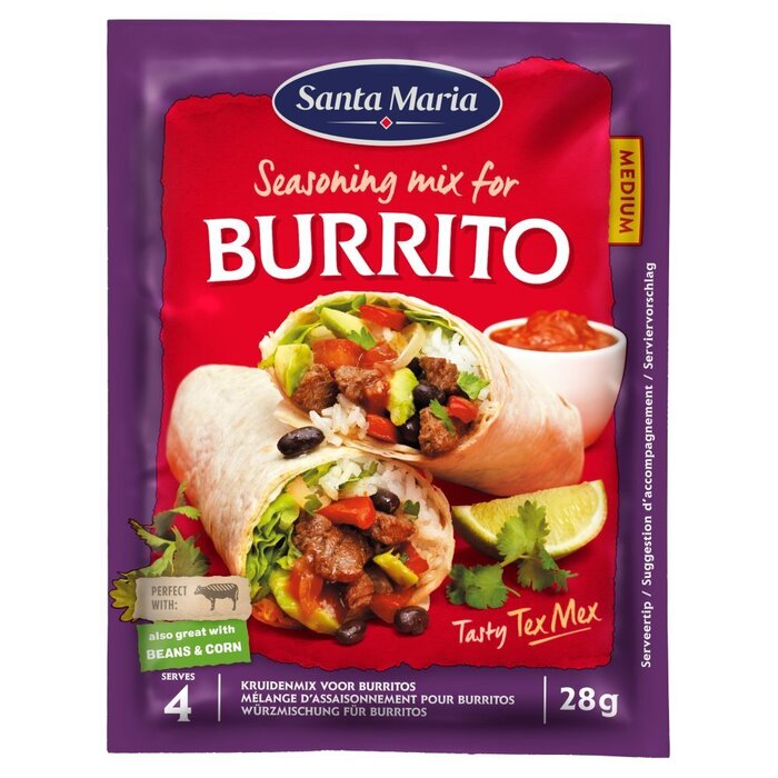 Kruidenmix voor Burritos (Zak, 28g)