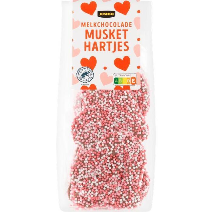 Jumbo Melkchocolade Musket Hartjes 150 g (150g)