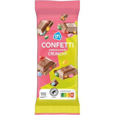 AH Confetti mix melkchocolade (100g)