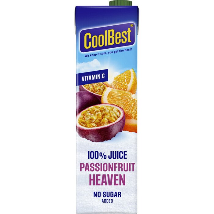 Coolbest Passionfruit heaven sap (Pak, 1L)