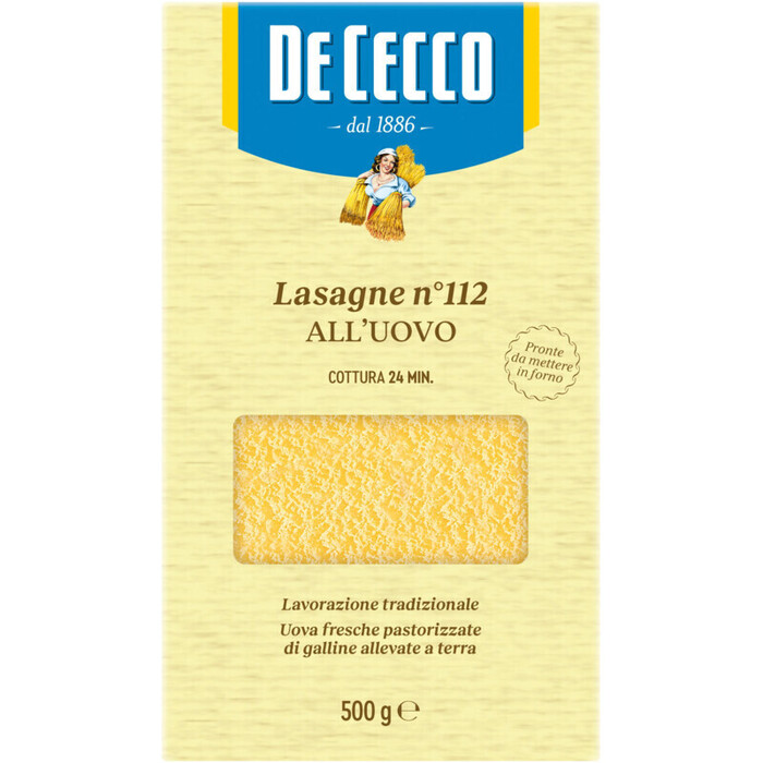 De Cecco Lasagne all'uovo n° 112 (500g)