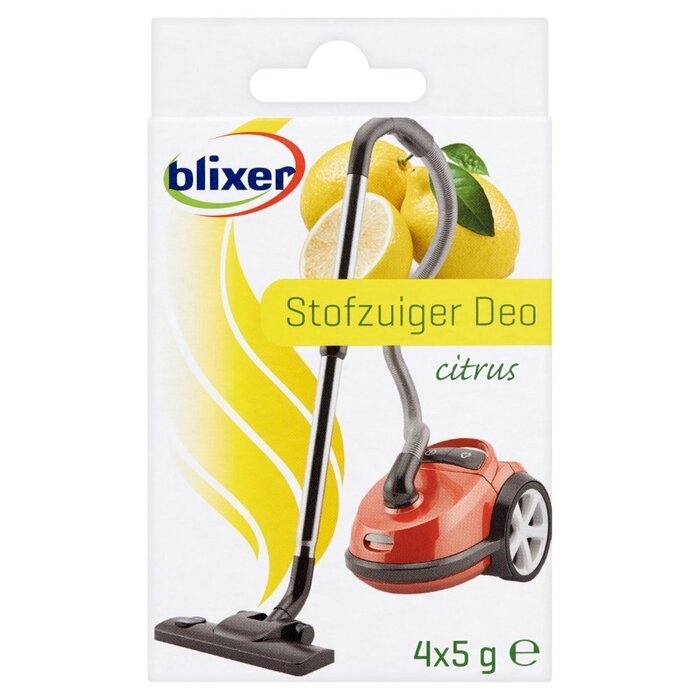 Blixer Stofzuiger Deo Citrus 4 x 5 g (stuk, 5g)