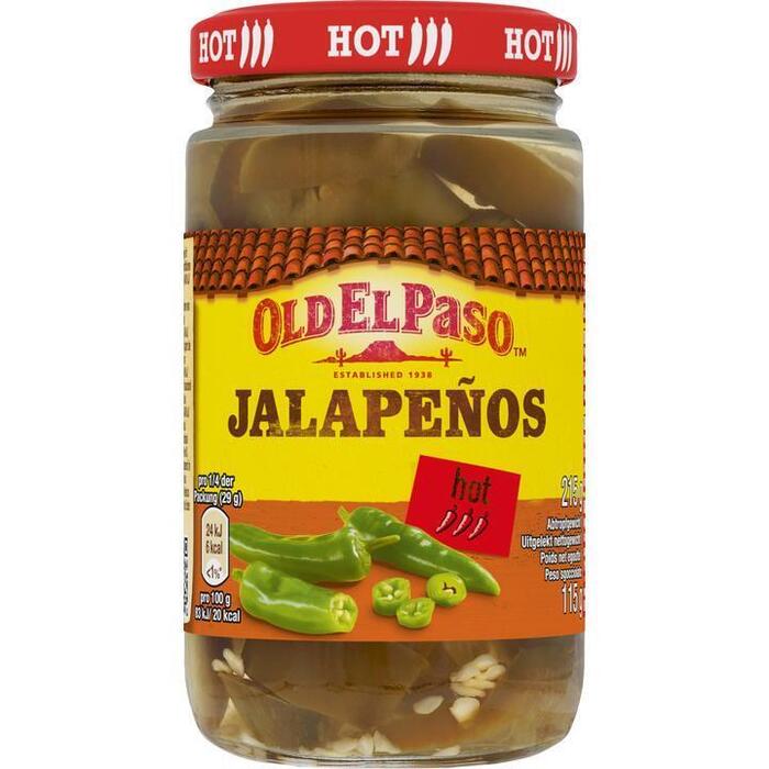 Old El Paso Sliced Jalapeños Hot 215g (215g)