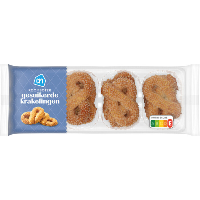 AH Roomboter krakelingen gesuikerd (200g)