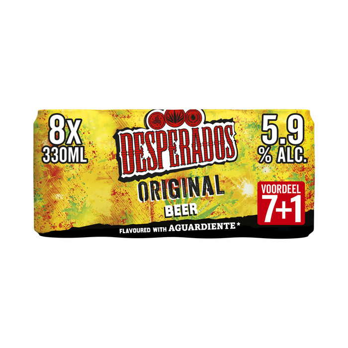 Desperados original blik 8 x 33 cl (8 × 33cl)