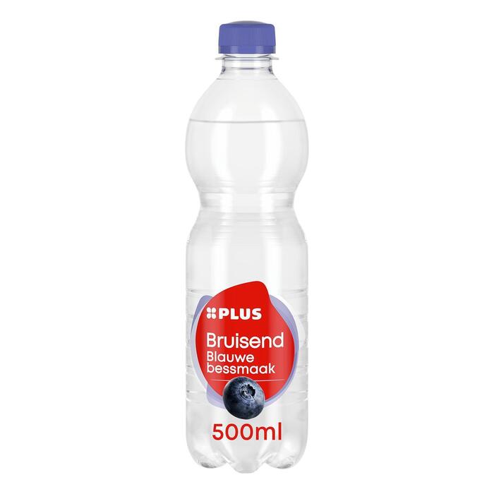 Bruisend water bosbes (Fles, 0.5L)