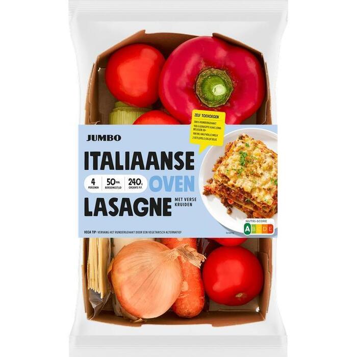 Jumbo Maaltijdpakket Italiaanse Lasagne 1170g (1.12kg)