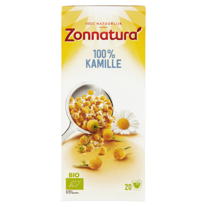 Zonnatura Thee kamille bio (zakjes, 20 × 1.4g)