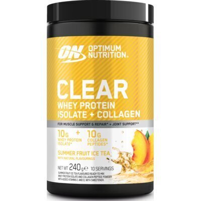 Optimum Nutrition Clear whey + collagen summer ice tea (240g)