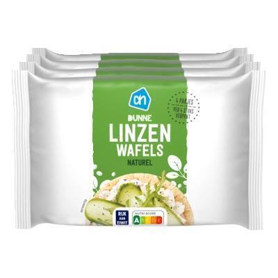AH Dunne linzenwafels naturel 4-pack