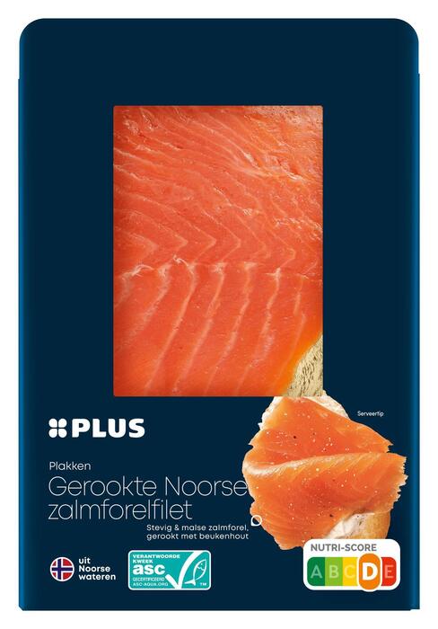 Gerookte Zalmforelfilet (100g)