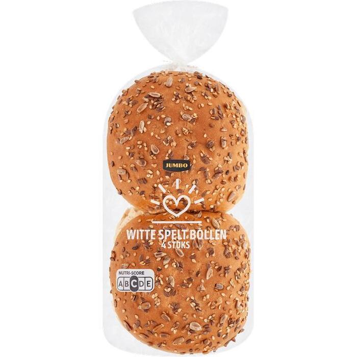 Jumbo - Spelt Bollen Wit - 4 Stuks