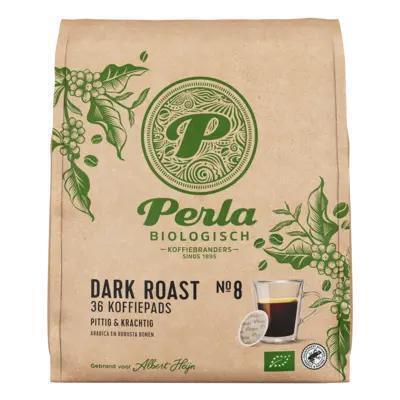 Perla Biologisch Dark roast pads (36 st.)