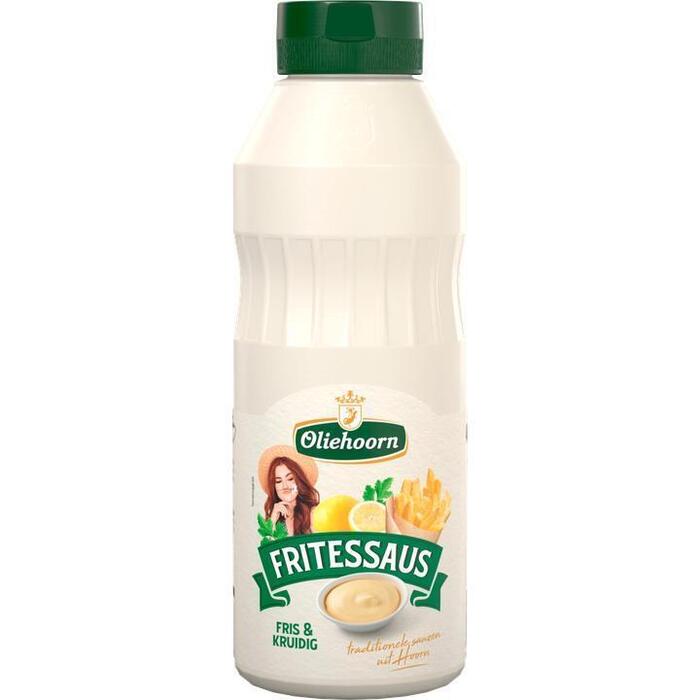Oliehoorn Fritessaus Fris & Kruidig 465 ml (Fles, 46.5cl)