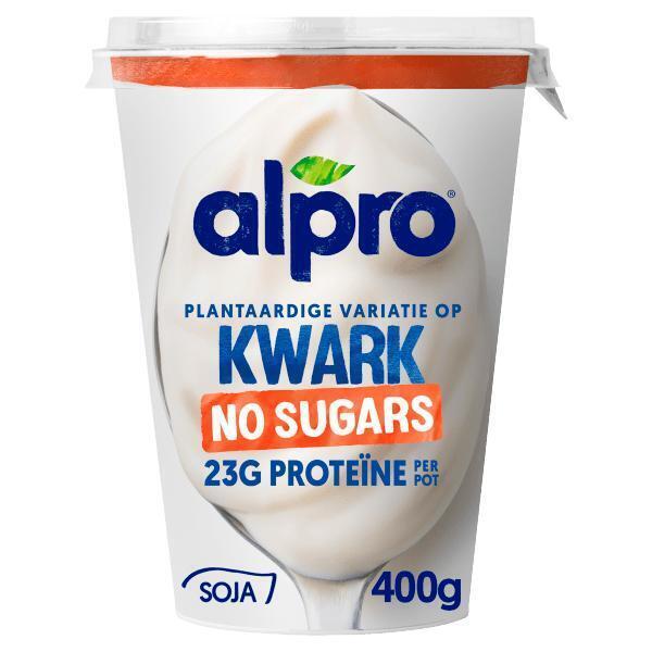 Alpro Plantaardige Variatie op Kwark No Sugars 400 g (400g)