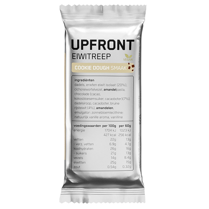 Upfront Eiwitreep Cookie Dough 60g (60g)