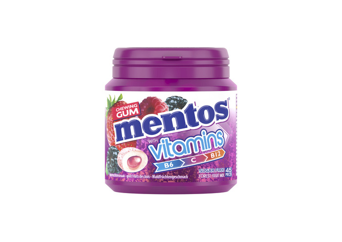 Mentos Gum Forest Fruit Mix 45 Stuks 90g (45 × 2g)