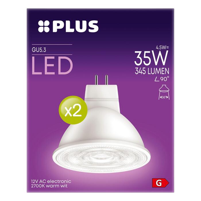 LED 35W GU5.3 12V 2PK