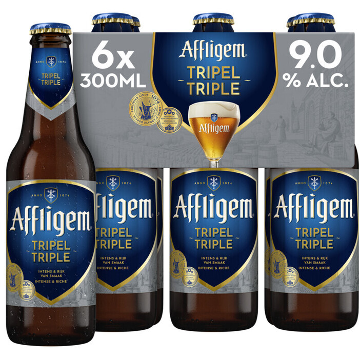 AFFLIGEM SPECIAALBIEREN TRIPEL 30 CL FLES (6 × 30cl)