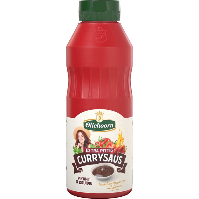 Oliehoorn Currysaus extra pittig (46.5cl)
