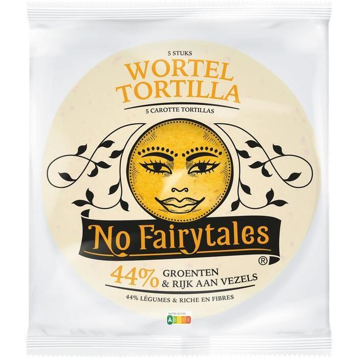 No Fairytales Wortel tortilla wrap (Zak, 200g)