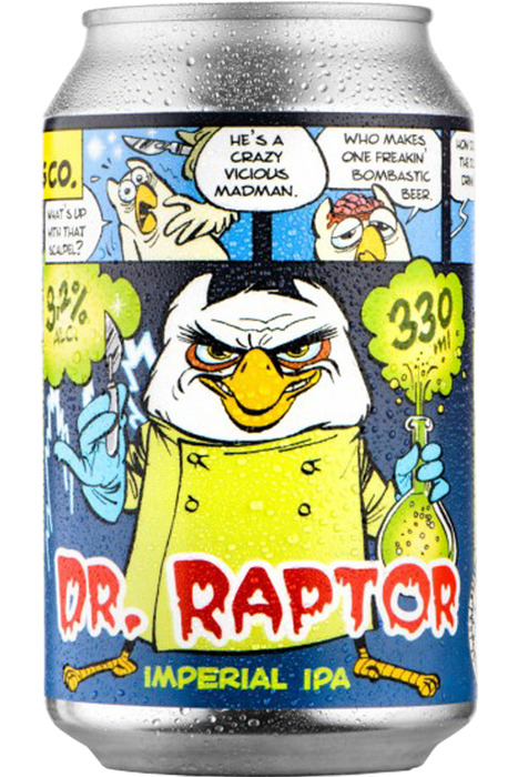 Dr. Raptor Imperial IPA Blik 330 ml (33cl)