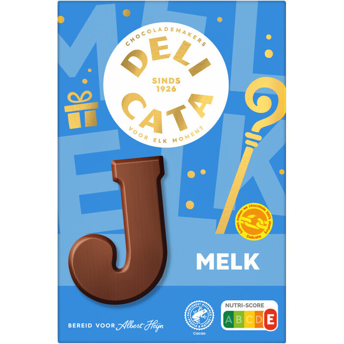 Delicata Chocoladeletter melk J (160g)