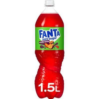 Fanta Exotic Zero 1, 5L (Fles, 1.5L)