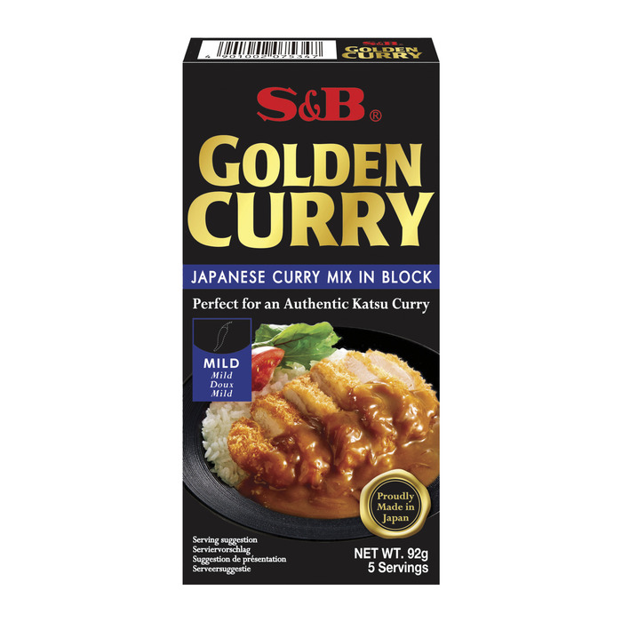 S&B Golden Curry Sauce Mix Mild 100g (92g)