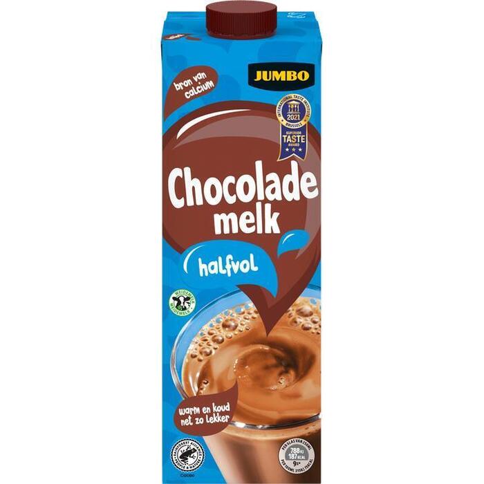 Halfvolle chocolademelk (drankkarton, 1L)