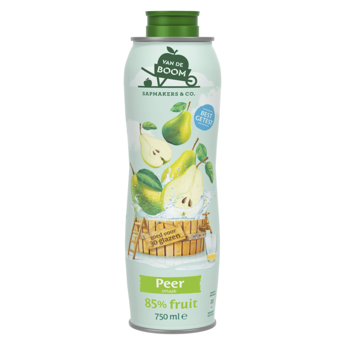 Van de Boom Siroop peer (0.75L)