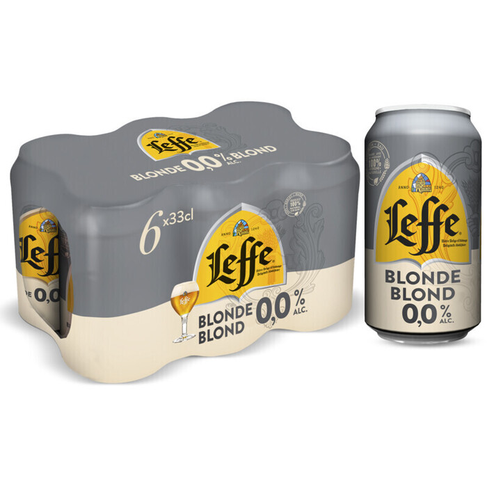 Leffe Blond 0.0% 6-pack (6 × 33cl)