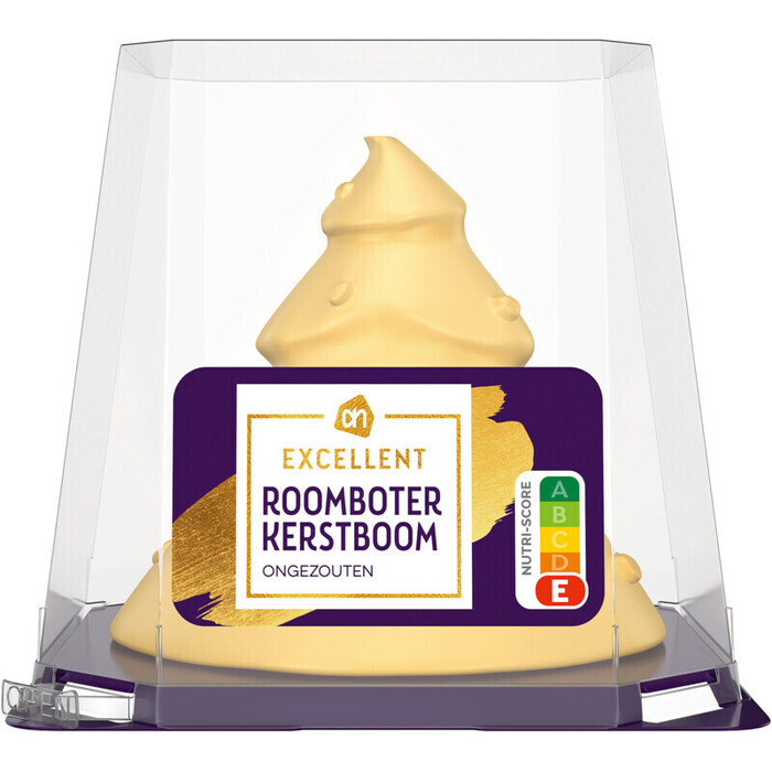AH Excellent Roomboter kerstboom ongezouten (100g)